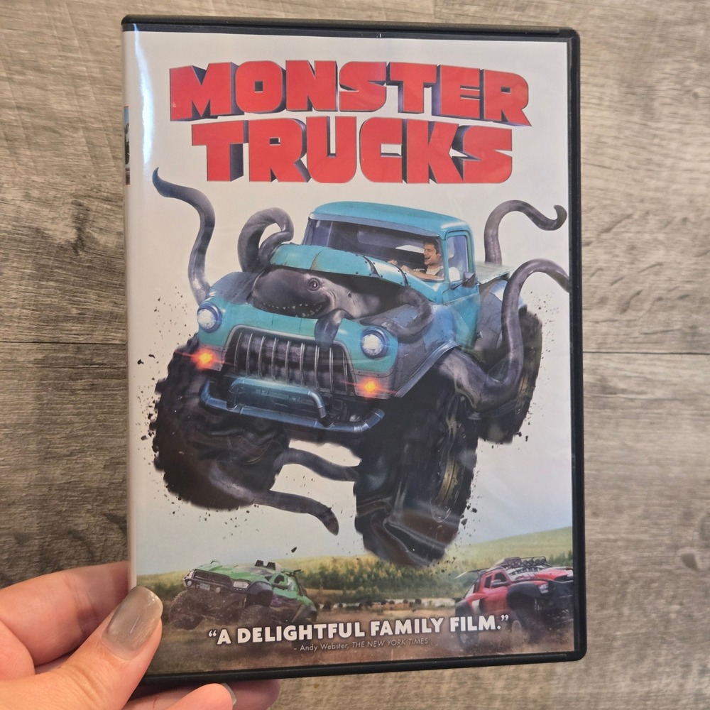 Monster Trucks DVD 2017 Nickelodeon Paramount Family Action Movie Widescreen